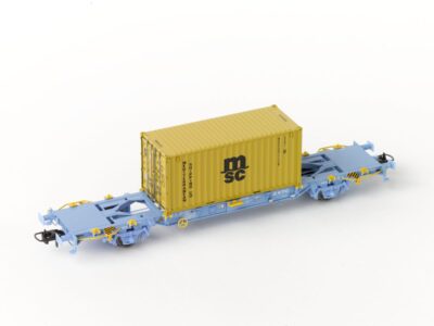 H0 1/87 Scale Models Wagon VTG Lgnss + MSC 20’ DV