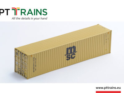 H0 Scale Container 40´ HC MSC (MEDU8748542) #840001