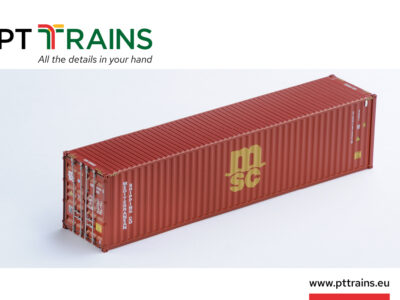 H0 Scale Container 40´ HC MSC (GLDU7678855) #840014