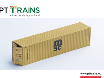 H0 Scale Container 40´HC MSC (MEDU5396197) #840015