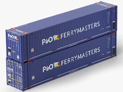 Container 45' HC ''P&O ferrymasters''.