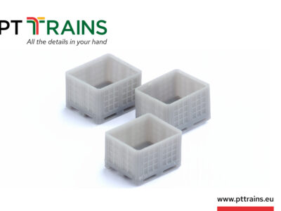 H0 Scale Grey Pallet Container (3 Un.)#2411233